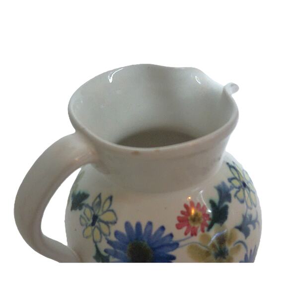 Vintage Rye Pottery England Floral Creamer Pitcher READ - Picture 4 of 6